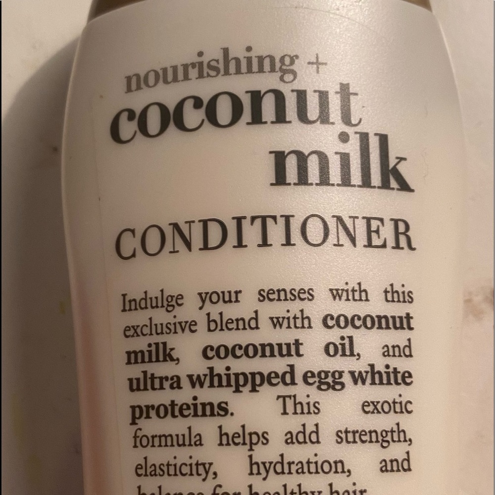 healthy coconut milk hair conditioner